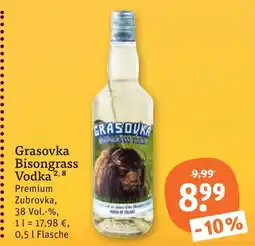 tegut Grasovka bisongrass vodka Angebot