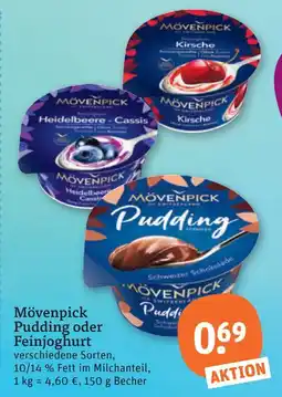 tegut Mövenpick pudding oder feinjoghurt Angebot