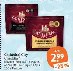 tegut Cathedral city english cheddar Angebot
