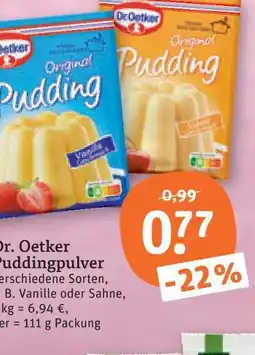 tegut Dr. oetker puddingpulver Angebot