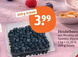 tegut Heidelbeeren Angebot