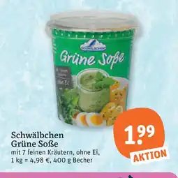 tegut Schwälbchen grüne soße Angebot