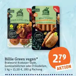 tegut Billie green vegan bratwurst Angebot