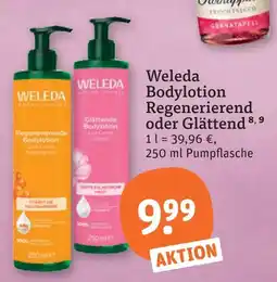 tegut Weleda regenerierende bodylotion Angebot
