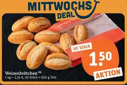 tegut Weizenbrötchen Angebot