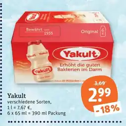 tegut Yakult original Angebot