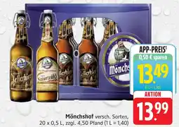 trinkgut Mönchshof kellerbier Angebot