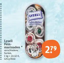 tegut Lysell feinmarinaden Angebot