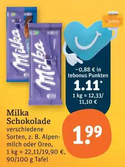 tegut Milka schokolade Angebot