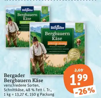 tegut Bergader bergbauern käse Angebot