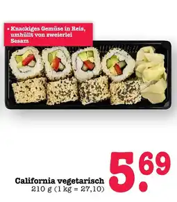 E-Center California vegetarisch Angebot