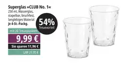trinkgut Superglas club no. 1 Angebot