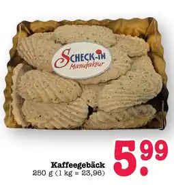 E-Center Scheck-in manufaktur kaffeegebäck Angebot
