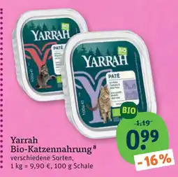 tegut Yarrah bio-katzennahrung Angebot