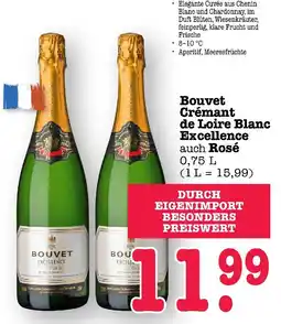 E-Center Bouvet crémant de loire blanc excellence auch rosé Angebot