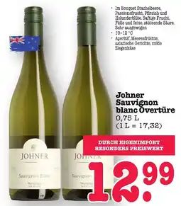 E-Center Johner sauvignon blanc ouvertüre Angebot
