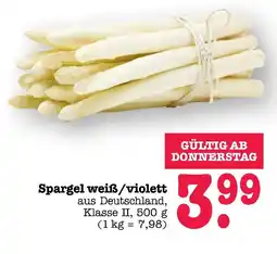 E-Center Spargel weiß/violett Angebot
