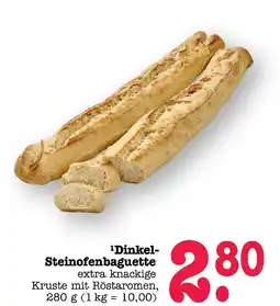 E-Center Dinkel-steinofenbaguette Angebot