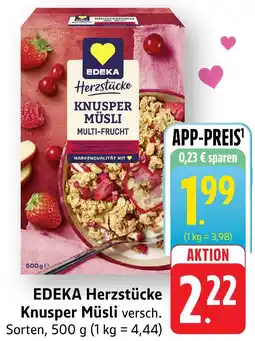 Edeka Edeka herzstücke knusper müsli multi-frucht Angebot