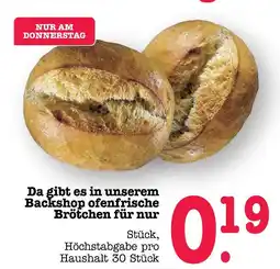 E-Center Ofenfrische brötchen Angebot