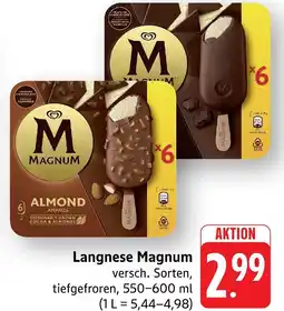 Edeka Langnese magnum almond Angebot
