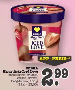 E-Center Edeka herzstücke iced love Angebot