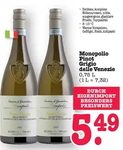 E-Center Cantina di gambellara monopolio pinot grigio delle venezie Angebot