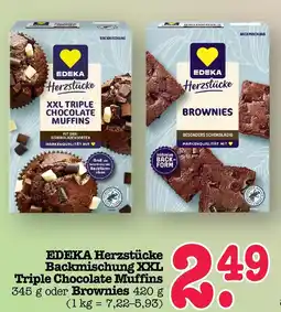 E-Center Edeka herzstücke xxl triple chocolate muffins Angebot