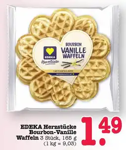 E-Center Edeka herzstücke bourbon-vanille waffeln Angebot
