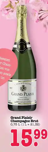 E-Center Grand plaisir champagne brut Angebot