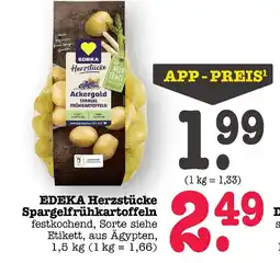 E-Center Edeka herzstücke spargelfrühkartoffeln Angebot