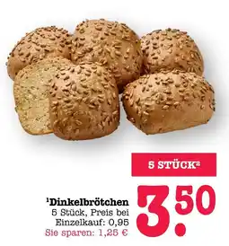 E-Center Dinkelbrötchen Angebot