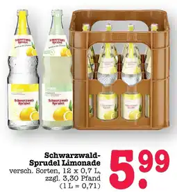 E-Center Schwarzwald sprudel zitrone Angebot