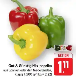 Edeka Gut & günstig mix-paprika Angebot
