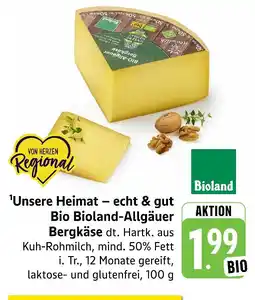 Edeka Bioland bio bioland-allgäuer bergkäse Angebot