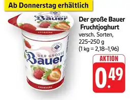 Edeka Bauer der große bauer fruchtjoghurt erdbeere Angebot