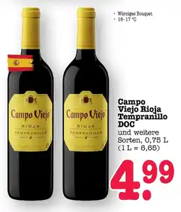 E-Center Campo viejo rioja tempranillo doc Angebot
