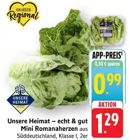 Edeka Unsere heimat mini romanaherzen Angebot
