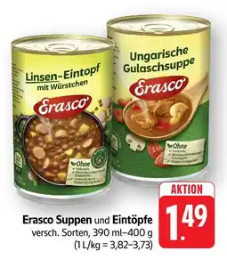 Edeka Erasco linsen-eintopf mit würstchen Angebot