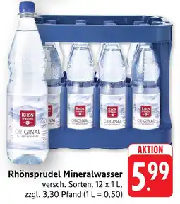 Edeka Rhönsprudel mineralwasser original Angebot
