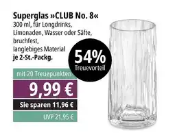 Edeka Superglas club no. 8 Angebot