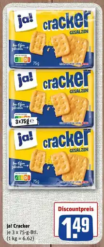 nahkauf Ja! cracker gesalzen Angebot