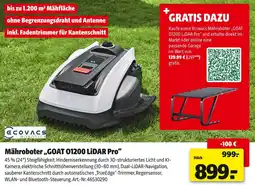 Hagebau Ecovacs mähroboter „goat o1200 lidar pro“ Angebot