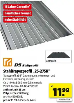 Hagebau Stahltrapezprofil „25-275r“ Angebot