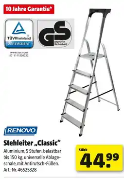 Hagebau Renovo stehleiter „classic“ Angebot
