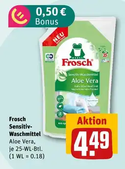 nahkauf Frosch sensitiv-waschmittel aloe vera Angebot