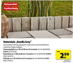 Hagebau Naturstein „kandla grey“ terrassenplatte Angebot
