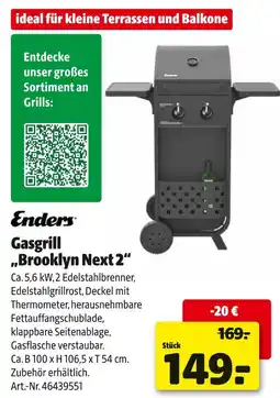 Hagebau Enders gasgrill brooklyn next 2 Angebot