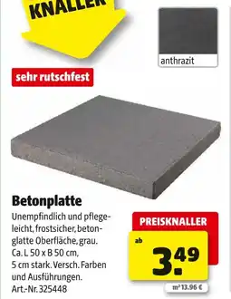 Hagebau Betonplatte Angebot