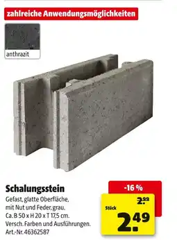 Hagebau Schalungsstein Angebot